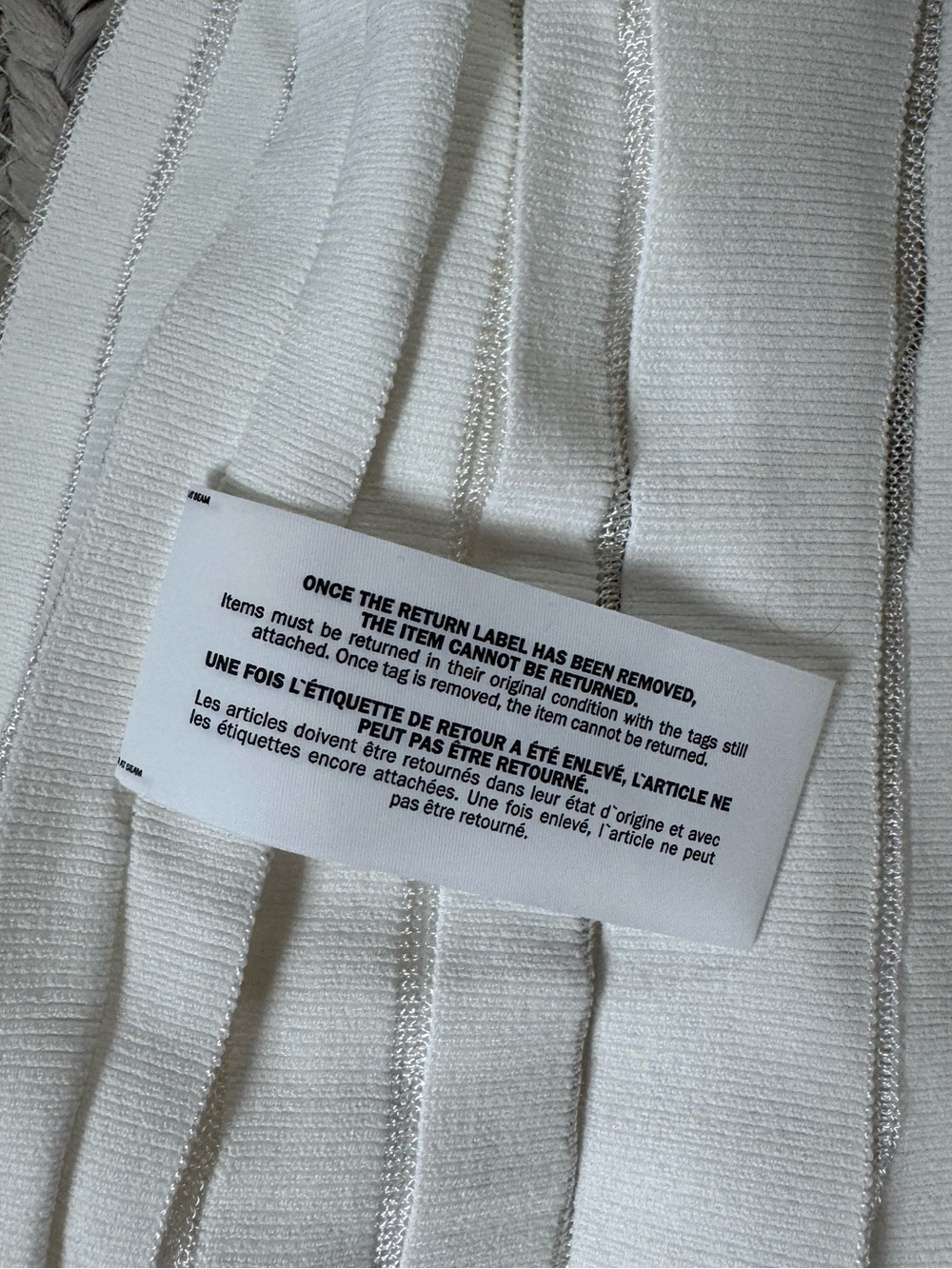 NWT Herve Leger White Annabel Dress Size S - Picture 8 of 8